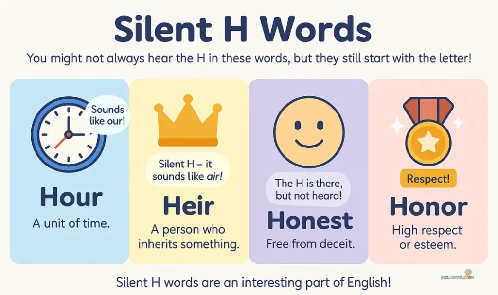 Silent H Words