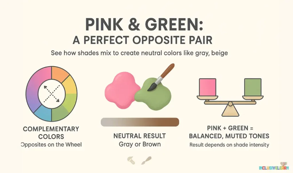 Basic Color Theory: Pink and Green