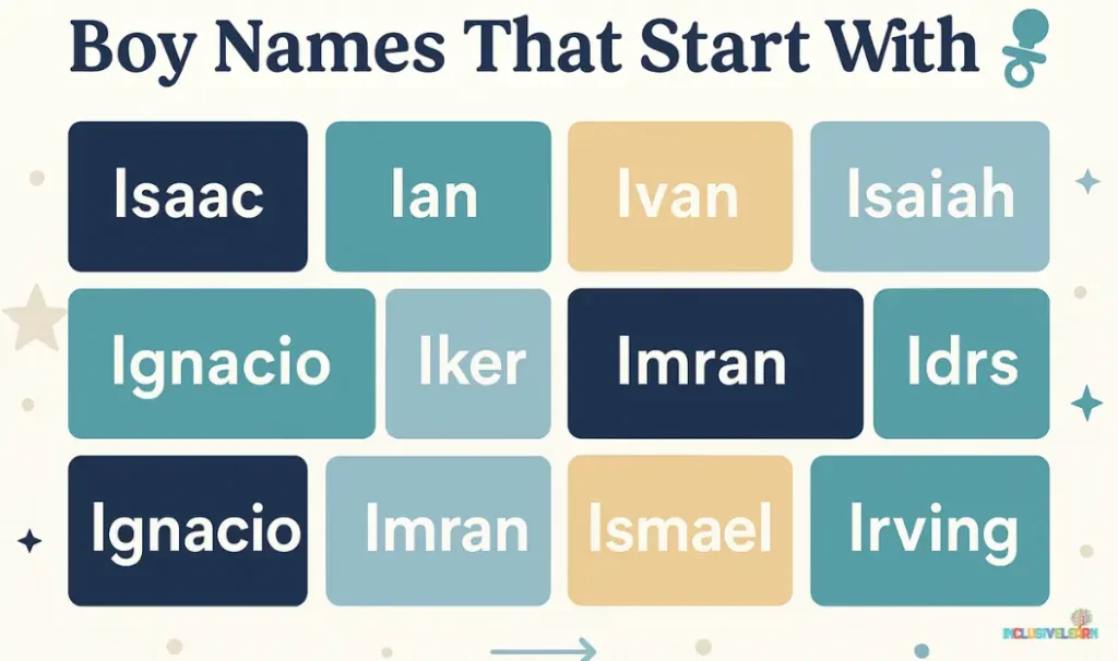 Boy Names That Start With I