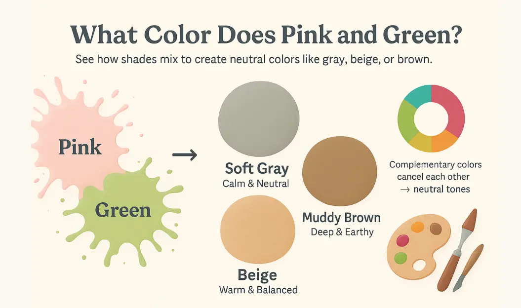 What Color Does Pink and Green Make