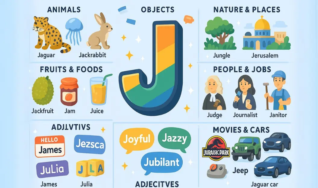 Words That start With J