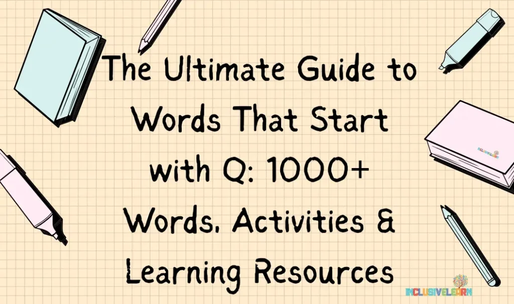 words that start with q