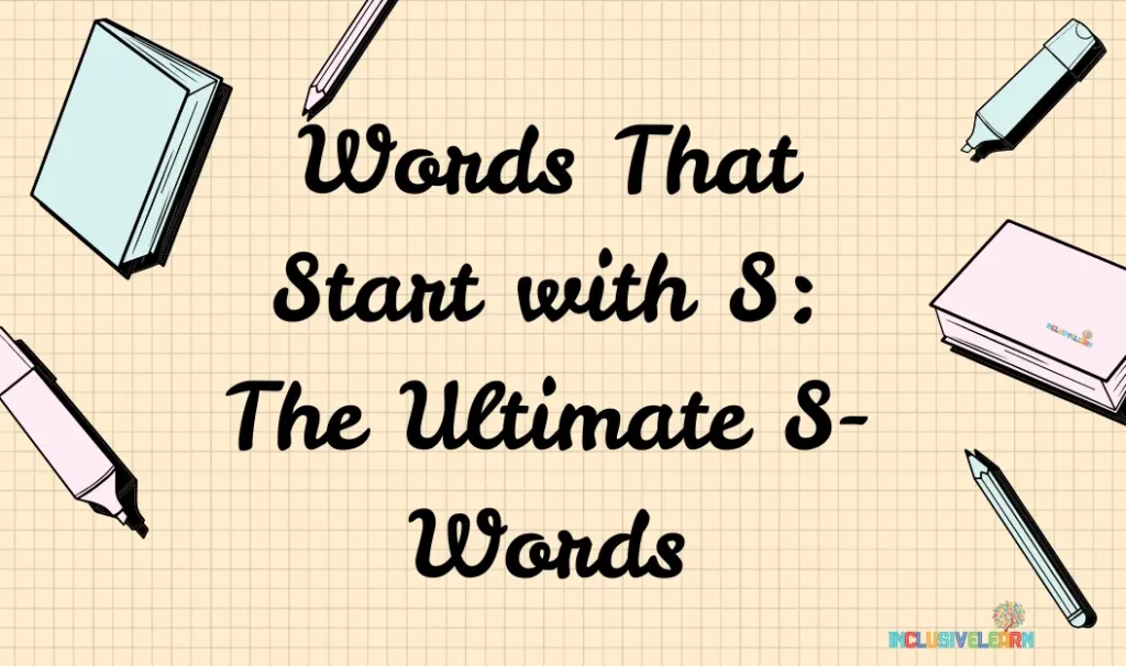 words that start with s