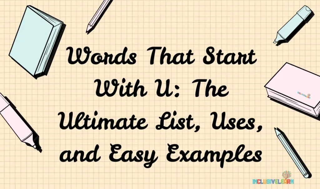 words that start with u