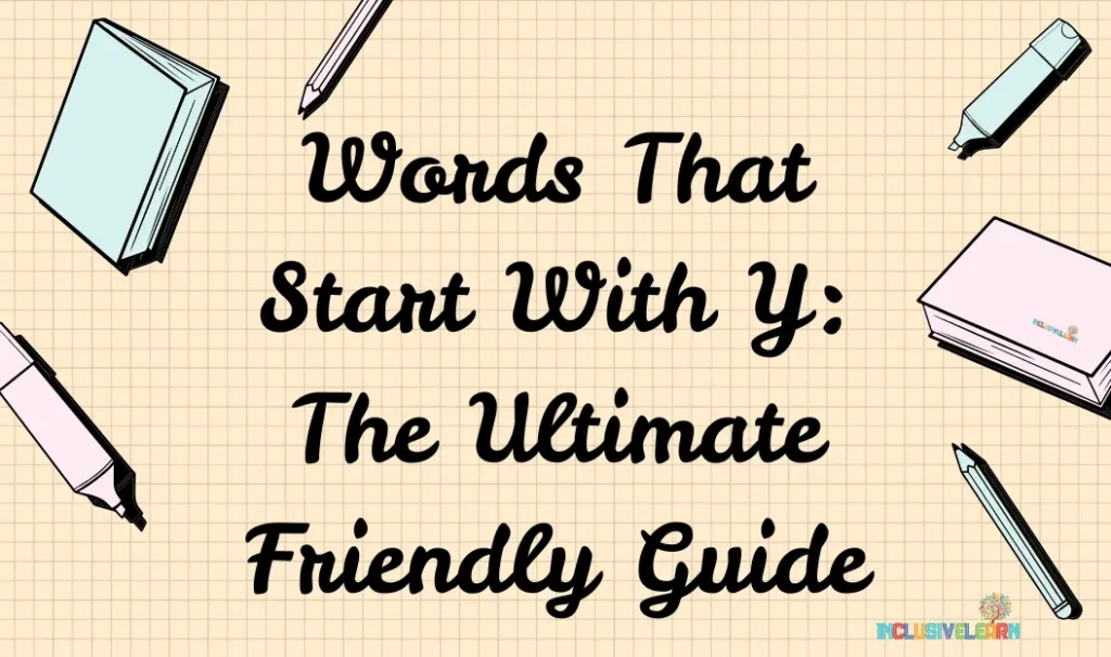 words that start with y